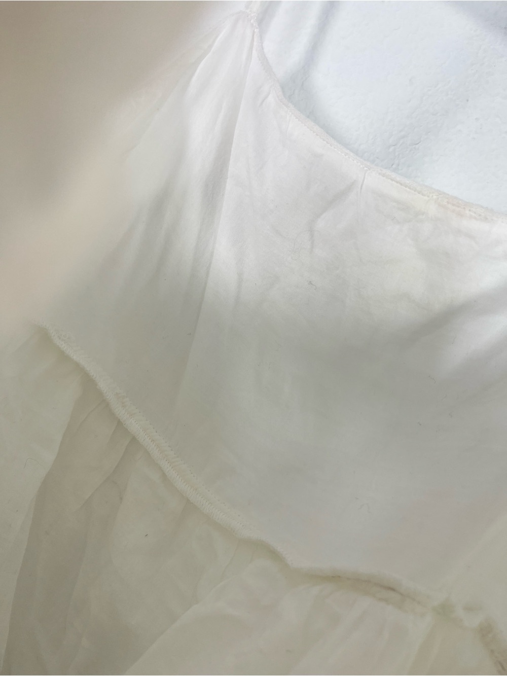 American Eagle Outfitters NWT White Baby Doll Dress size Large - Picture 5 of 11